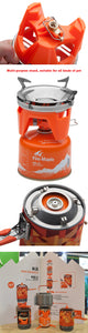 Compact One-Piece Camping Stove Personal Cooking System