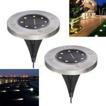 Load image into Gallery viewer, Solar Powered Ground Light Waterproof Garden