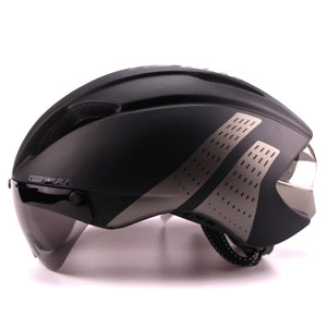 Aero Goggles + Bicycle Helmet