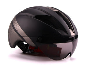 Aero Goggles + Bicycle Helmet