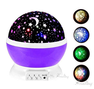 LED Rotating Night Light children