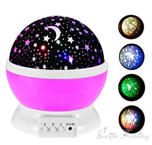 LED Rotating Night Light children