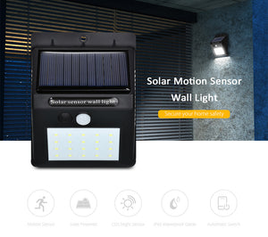 Solar lamp Power Motion Sensor