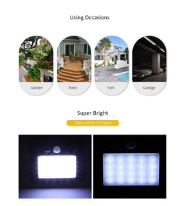 Solar lamp Power Motion Sensor