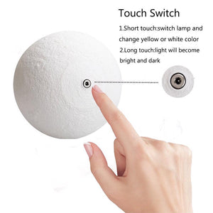 Moon Lamp Rechargeable Night Light