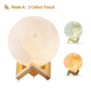 Moon Lamp Rechargeable Night Light