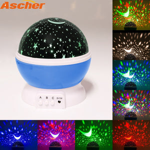 LED Rotating Night Light children