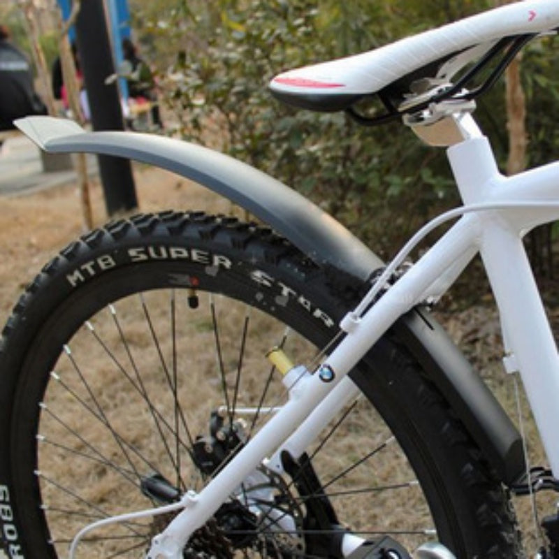 Rear fender of front mountain bike