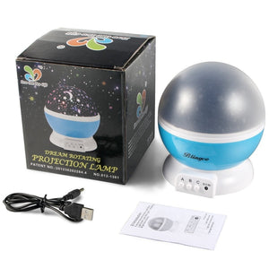 LED Rotating Night Light children