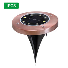 Load image into Gallery viewer, Solar Powered Ground Light Waterproof Garden