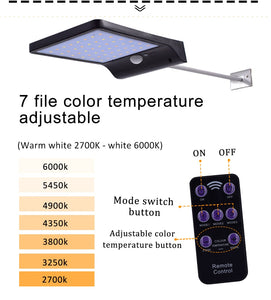 Solar Light Color Adjustable With Controller