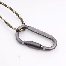 Load image into Gallery viewer, Aluminum Carabiner  Survival Kit Lock Tool